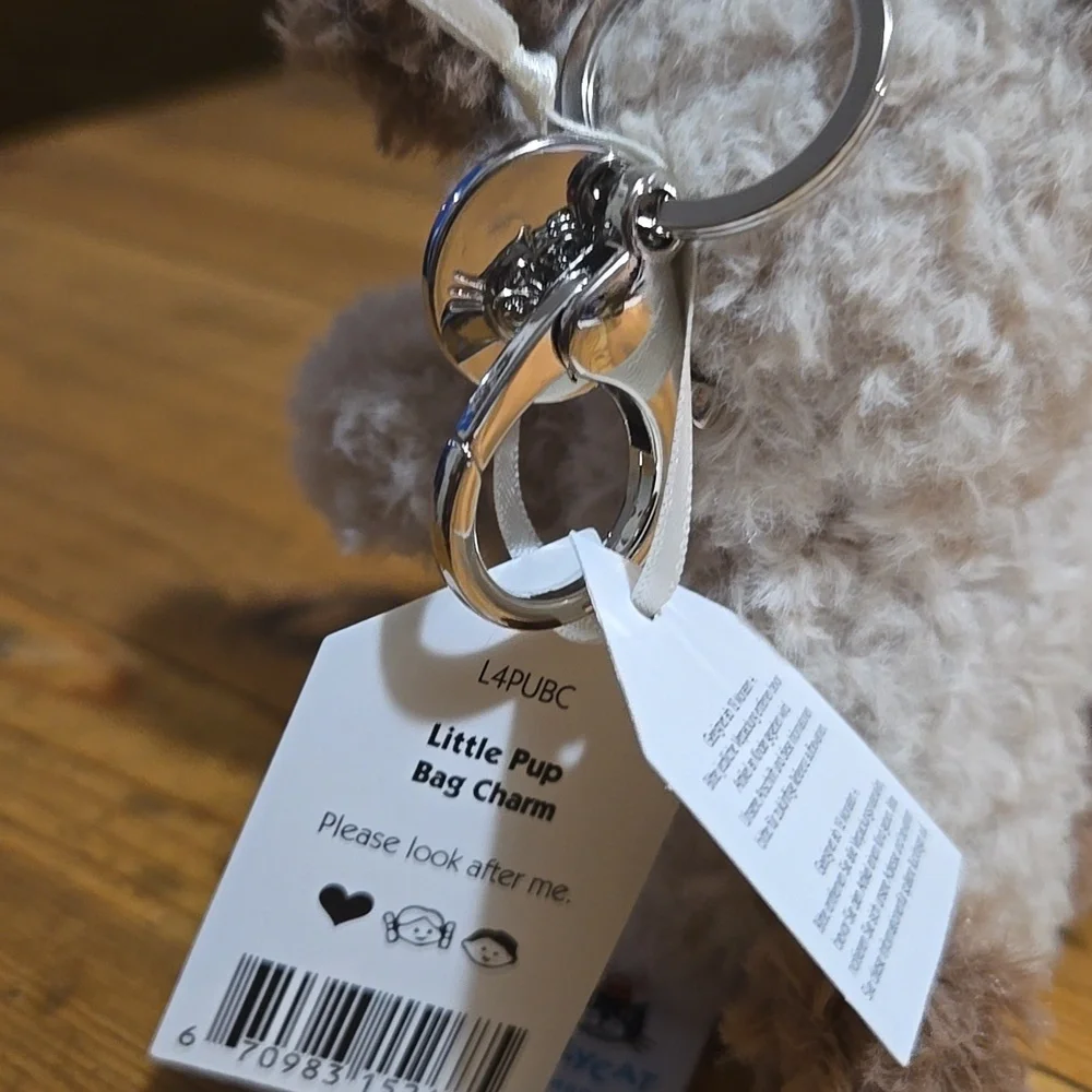 Jellycat Little Pup Bag Charm 7.1x 3.9x3.1" NWT Authentic - Picture 7 of 8